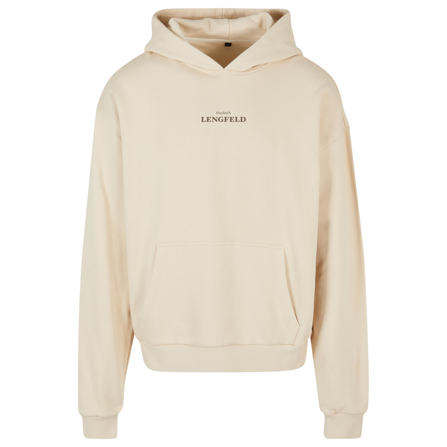 Oversize Hoodie "The Spirit of Lengfeld" sand/brown