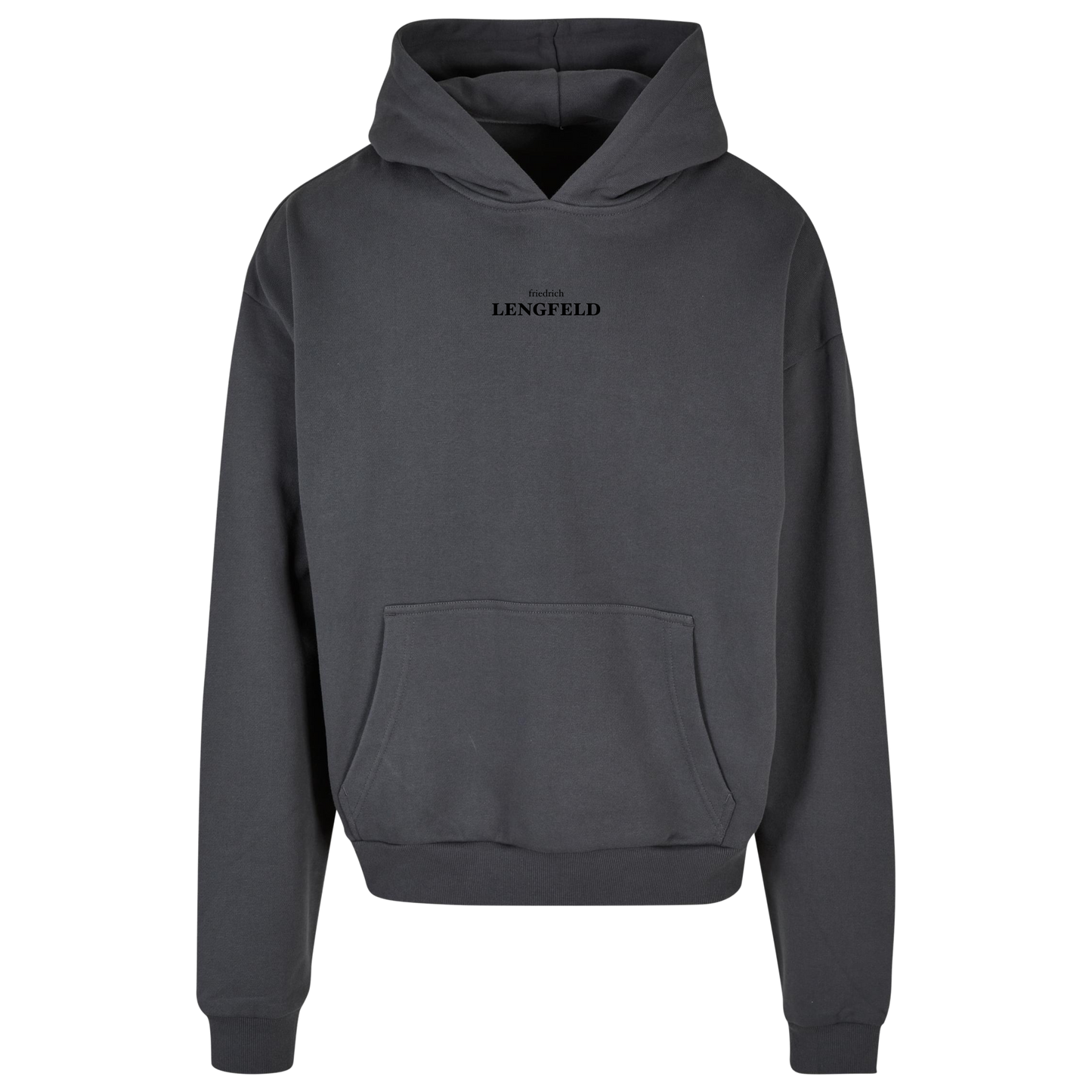 Oversize Hoodie "The Spirit of Lengfeld" anthracite/black